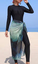 Burkini combi avec paréo