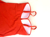 Maillot une pièce orange