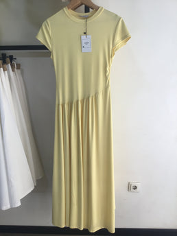 Robe Gossip jaune demi manche