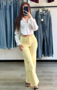 Jean dad fit jaune