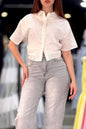 Chemise gossip broder blanche