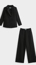 Ensemble gossip noir 4 boutons