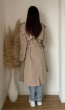 Trench gossip beige