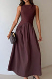 Robe bateau marron