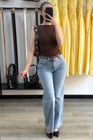 Jean Wide leg claire extra long