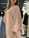 Abaya gossip ajustable à la taille