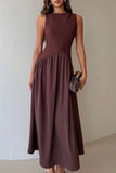 Robe bateau marron
