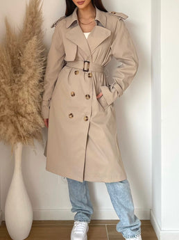 Trench gossip beige