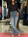 Jean Gossip flare fit extra long