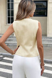 Gilet boutonnage asymétrique