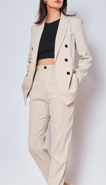Veste blazer gossip beige