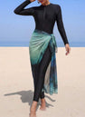 Burkini combi avec paréo