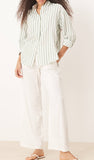 Chemise stradivarius old money vert