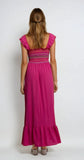 Robe zigzag rose