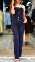 Combinaison  gossip en jean brute