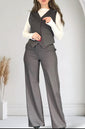 Ensemble gilet pantalon Gossip gris