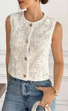 Gilet imprimer jacquard