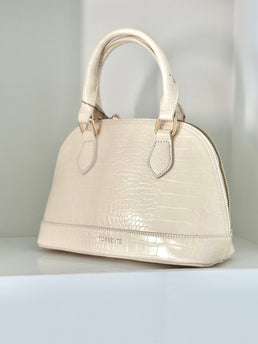 Sac torrent effet croco blanc