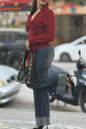 Blouse gothiques bordeaux