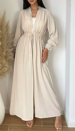 Gilet gossip détail galon beige