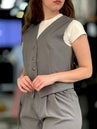 Ensemble gossip waistcoat gris