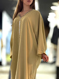 Abaya  gossip vert clair