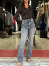 Jean Gossip flare fit extra long