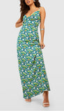 ROBE LONGUE À IMPRIMÉ AFRICAIN