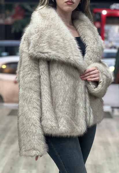 Veste en fourrure gossip