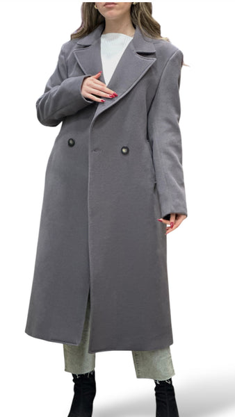 Manteau Gossip oversize gris