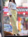 Jean dad fit jaune