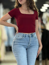 Jean gossip taille haute à fente