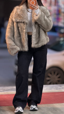 Veste en fourrure gossip