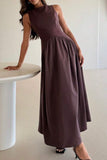 Robe bateau marron