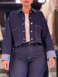 Veste en jean brute  Gossip