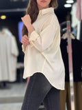 Chemise gossip  satiné crème