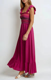 Robe zigzag rose