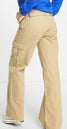Pantalon cargo pullandbear beige