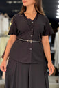 Ensemble gossip  jupe noir