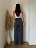 Pantalon avec ceintures casual gris  gossip