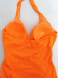 Maillot une pièce orange