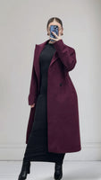 Manteau Gossip cachemire structure