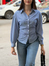 Chemise rayé a ficelle