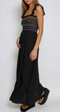 Robe zigzag noir