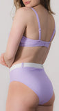 Maillot pin up mauve