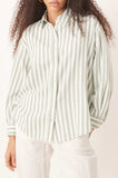 Chemise stradivarius old money vert