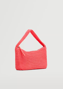 Sac porté épaule tressé mango