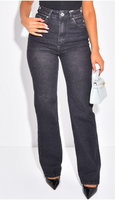 JEANS GOSSIP COUPE DROITE NOIR