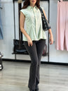 Chemise sans manche à pince