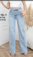 Jean Wide leg claire extra long